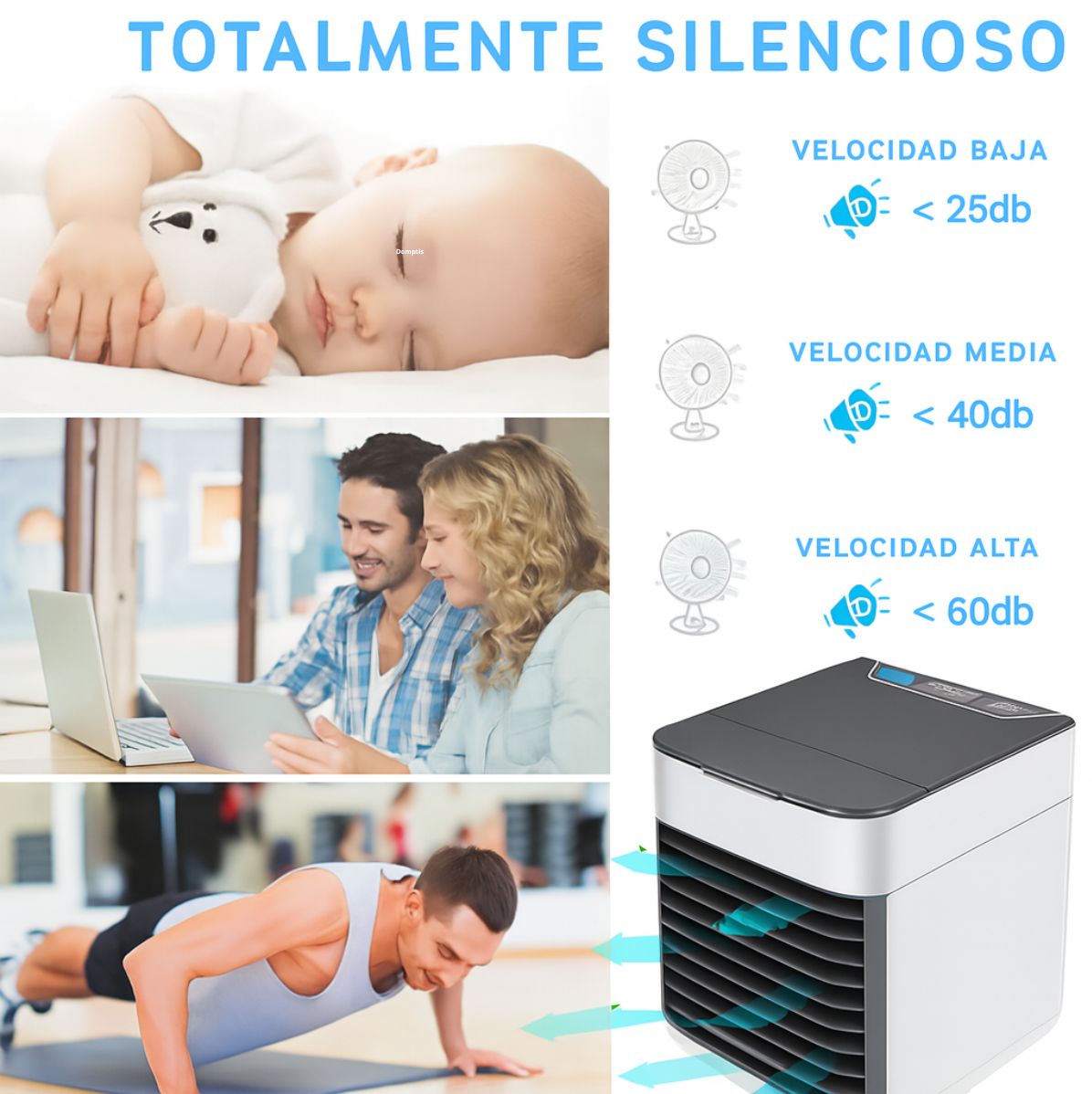 Mini Aire Acondicionado Portátil